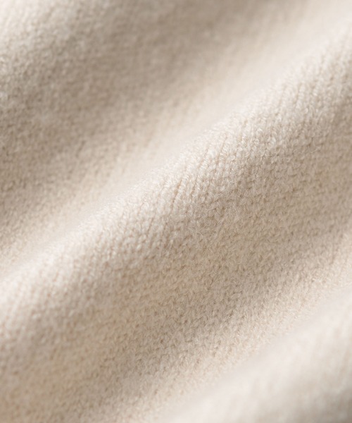 7days Life Styling（セブンデイズライフスタイリング）の「プリーツ風柄ボリューム袖タートルネックニット（毛玉になりにくい・タンブル乾燥OK）（ニット/セーター・レディース・アイボリー/ラベンダー/杢グレー/ブラック・S/M/L/LL/3L）」の20枚目の写真