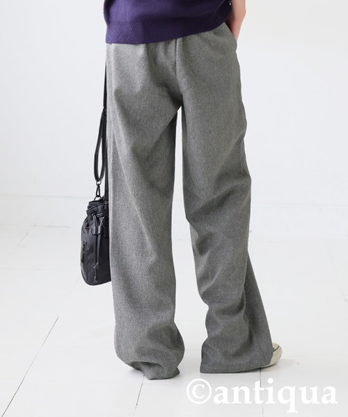 antiqua(アンティカ)の「アシメベルトパンツ(その他パンツ・レディース・ブラック/チャコールグレー・LARGE/MEDIUM)」の11枚目の写真