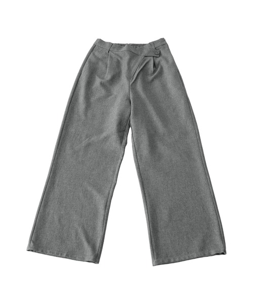 antiqua(アンティカ)の「アシメベルトパンツ(その他パンツ・レディース・ブラック/チャコールグレー・LARGE/MEDIUM)」の15枚目の写真