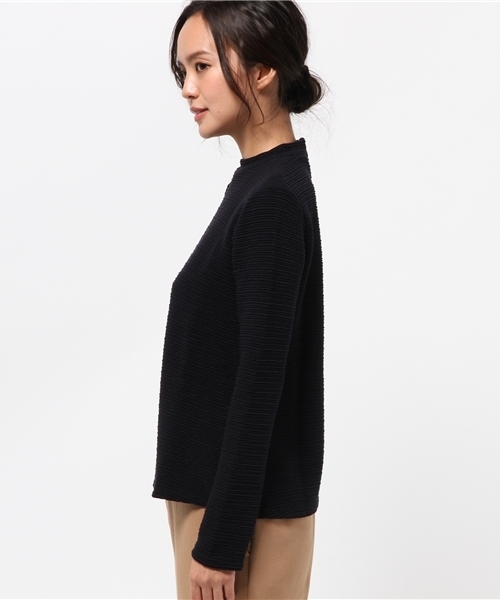 OUTLET(アウトレット)の「【Sheta】スタンドカラーカットソー(Tシャツ/カットソー・レディース・グレー/オフホワイト/ブラック・FREE)」の8枚目の写真