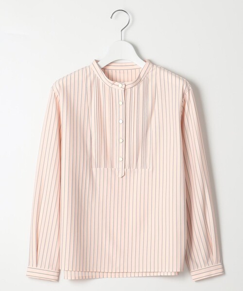 J.PRESS(ジェイプレス)の「ストライプジャージー ピンタック カットソー(Tシャツ/カットソー・レディース・ホワイト系1/ピンク系1/サックスブルー系1・MEDIUM/LARGE)」の11枚目の写真