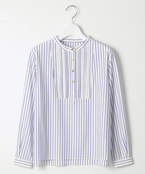 J.PRESS(ジェイプレス)の「ストライプジャージー ピンタック カットソー(Tシャツ/カットソー・レディース・ホワイト系1/ピンク系1/サックスブルー系1・MEDIUM/LARGE)」の13枚目の写真