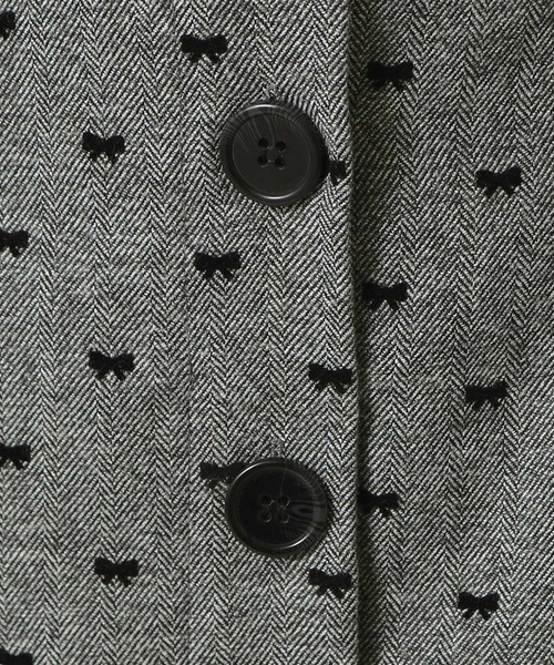 ITS'DEMO（イッツデモ）の「◆【後ろウエストゴム／手洗い可】ヘリンボーンスカート（スカート・レディース・ブラック系1/グレー系/グレー系1・00）」の11枚目の写真