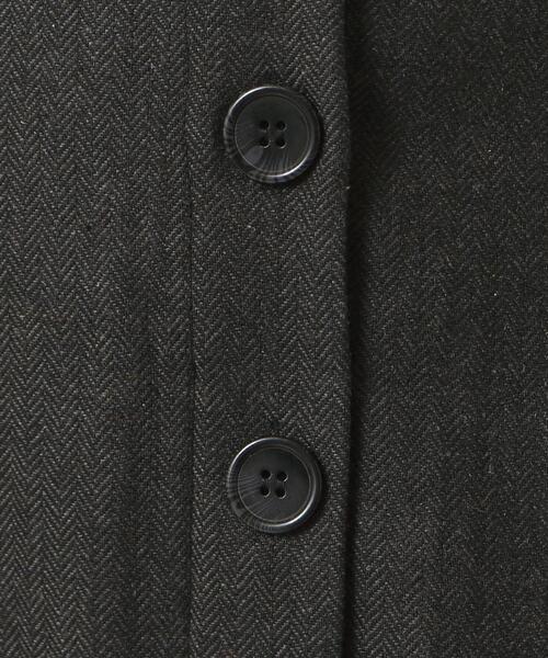 ITS'DEMO（イッツデモ）の「◆【後ろウエストゴム／手洗い可】ヘリンボーンスカート（スカート・レディース・ブラック系1/グレー系/グレー系1・00）」の6枚目の写真