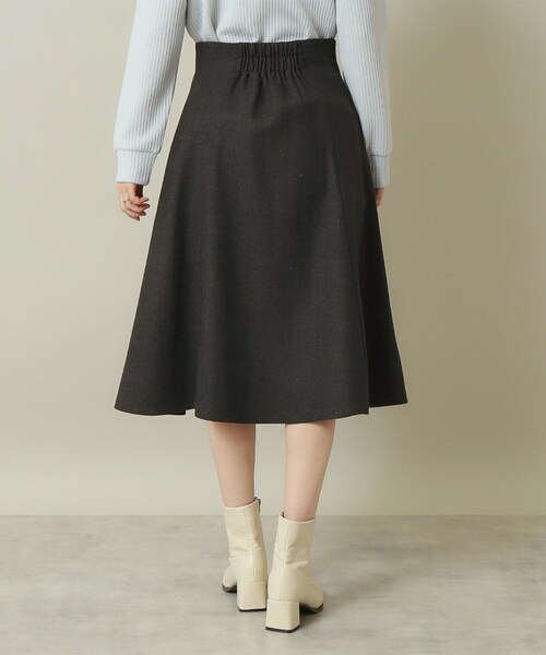 ITS'DEMO（イッツデモ）の「◆【後ろウエストゴム／手洗い可】ヘリンボーンスカート（スカート・レディース・ブラック系1/グレー系/グレー系1・00）」の18枚目の写真