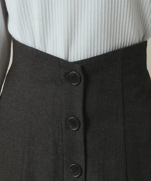 ITS'DEMO（イッツデモ）の「◆【後ろウエストゴム／手洗い可】ヘリンボーンスカート（スカート・レディース・ブラック系1/グレー系/グレー系1・00）」の19枚目の写真