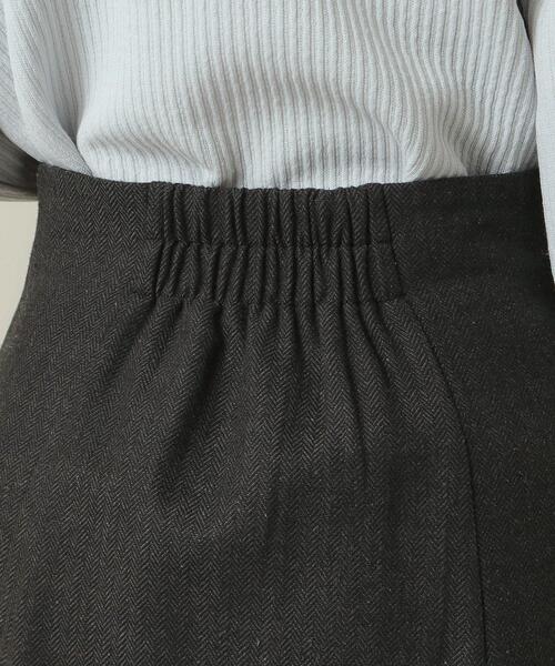 ITS'DEMO（イッツデモ）の「◆【後ろウエストゴム／手洗い可】ヘリンボーンスカート（スカート・レディース・ブラック系1/グレー系/グレー系1・00）」の20枚目の写真