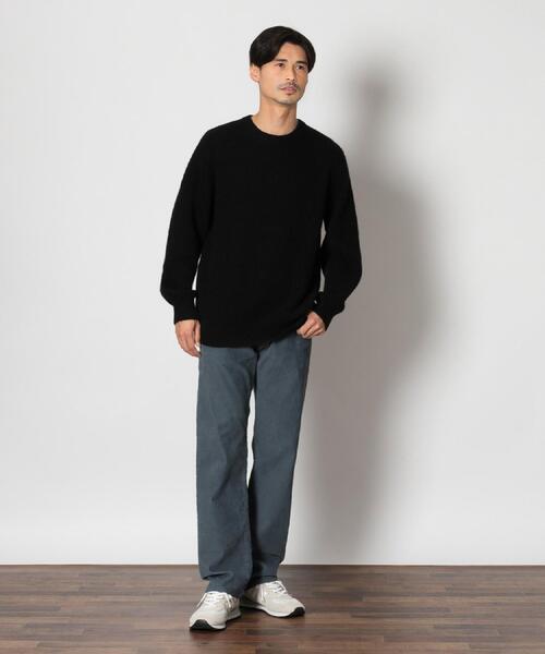 BACK NUMBER(バックナンバー)の「BACK NUMBER(バックナンバー)「BritishWool」l畔編みクルーネックニット(ニット/セーター・メンズ・ブラウン/ブラック/オフホワイト/ネイビー・M/L/XL)」の21枚目の写真