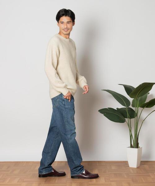BACK NUMBER(バックナンバー)の「BACK NUMBER(バックナンバー)「BritishWool」l畔編みクルーネックニット(ニット/セーター・メンズ・ブラウン/ブラック/オフホワイト/ネイビー・M/L/XL)」の18枚目の写真