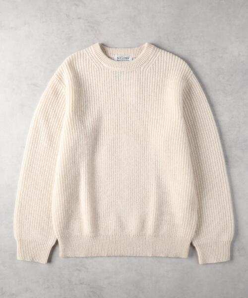 BACK NUMBER(バックナンバー)の「BACK NUMBER(バックナンバー)「BritishWool」l畔編みクルーネックニット(ニット/セーター・メンズ・ブラウン/ブラック/オフホワイト/ネイビー・M/L/XL)」の15枚目の写真