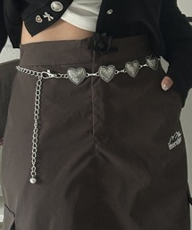 ｔｏｌｅｎｅ（トレネ）の「ハートモチーフシルバーチェーンベルト（ベルト・レディース）」