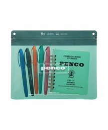 PAKE（パケ）の「直営店限定 penco × Pake The Filler ペンコ パケ ジッパーバッグ ポーチ スクエア クリア 透明 Lサイズ（ポーチ）」