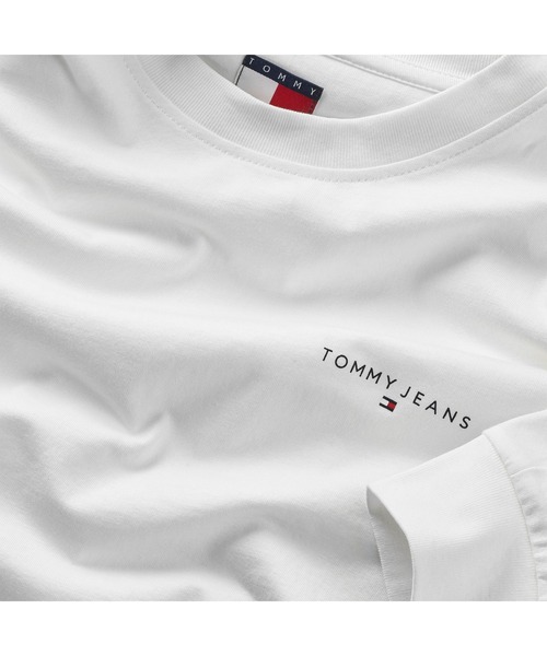 tommy jeans(トミー ジーンズ)の「スリムライナーチェストロングスリーブTシャツ(Tシャツ/カットソー・メンズ・ベージュ/ホワイト/ブラック・SMALL/LARGE/MEDIUM/X-LARGE)」の8枚目の写真