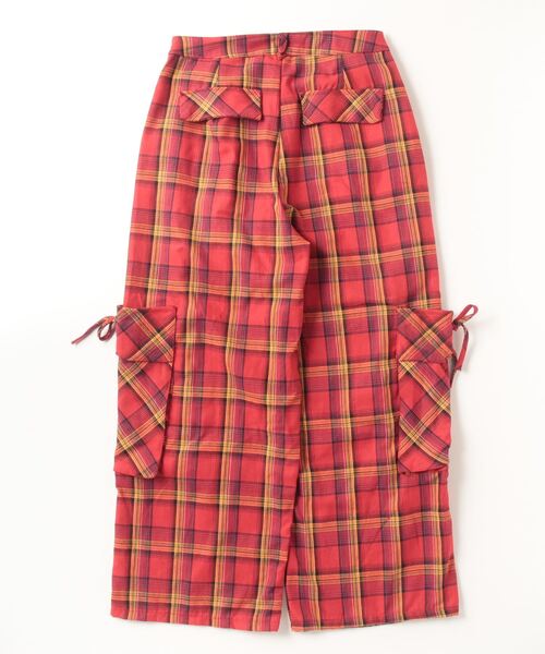 gossip!ロサンゼルス(ゴシップロサンゼルス)の「Y2K ルーズシルエット パンツ チェック柄 ポケット付き(その他パンツ・レディース・レッド/イエロー・L/S/M)」の19枚目の写真