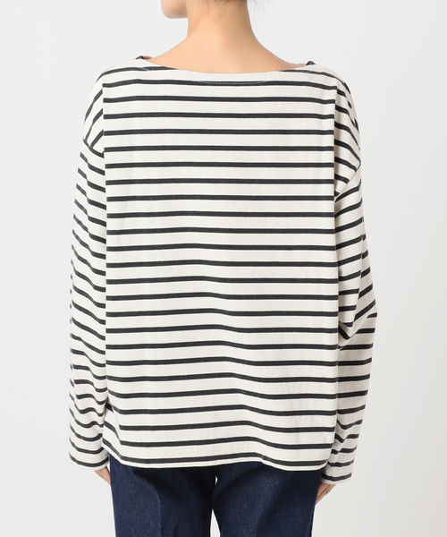 【新品】VINTAGE LIKE ボーダー ボートネックロンT VINTAGE LIKE ボーダー ボートネックロンT（Tシャツ／カットソー