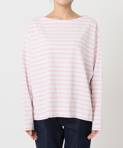【新品】VINTAGE LIKE ボーダー ボートネックロンT セール】VINTAGE LIKE ボーダー ボートネックロンT（Tシャツ