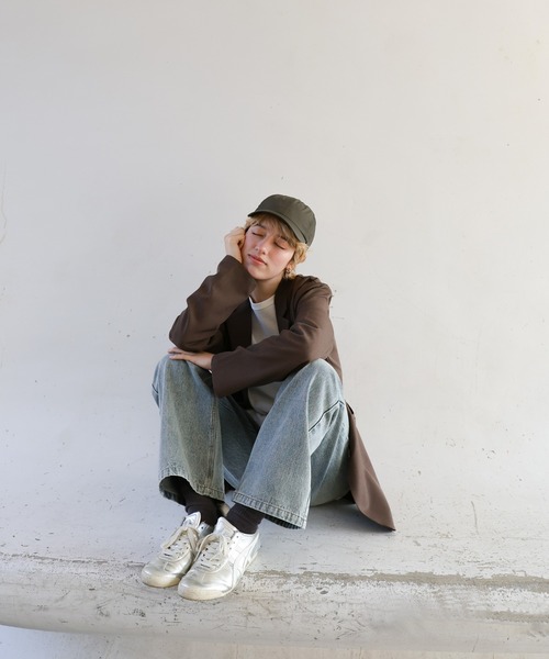 select MOCA（セレクトモカ）の「ハイウエストストレートデニムパンツ（デニムパンツ・レディース・ブラック/インディゴブルー/ライトインディゴブルー・MEDIUM/LARGE/SMALL）」の14枚目の写真