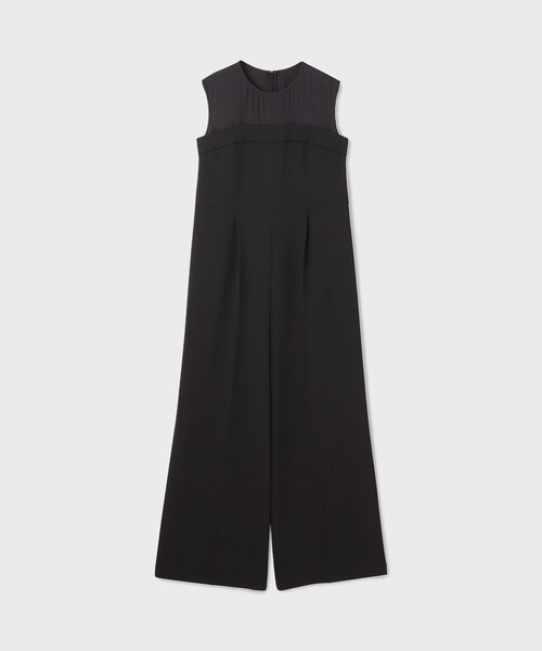 GRACE CONTINENTAL（グレースコンチネンタル）の「オーガン切替サロペ（つなぎ/オールインワン・レディース・ブラック/グレー・36/38）」の7枚目の写真