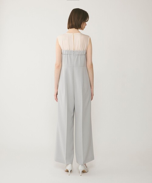 GRACE CONTINENTAL（グレースコンチネンタル）の「オーガン切替サロペ（つなぎ/オールインワン・レディース・ブラック/グレー・36/38）」の10枚目の写真