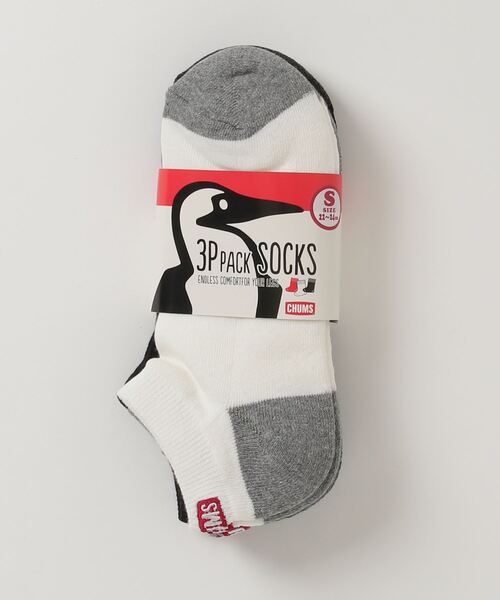 CHUMS（チャムス）の「【CHUMS】3P CHUMS Logo Ankle Socks（ソックス/靴下・メンズ・その他・SMALL/MEDIUM）」の6枚目の写真