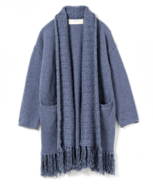 navasana | navasanaリリーヤーンフリンジニットカーディガン/709-NSD-N161-KN034(カーディガン/ボレロ)