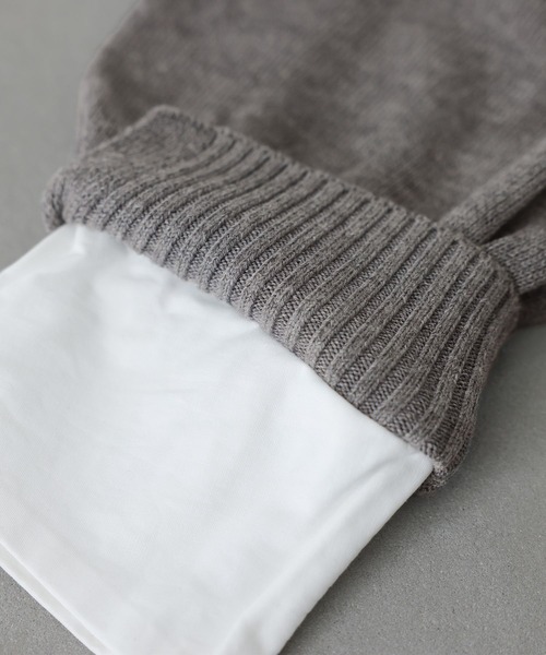 somari imagination（ソマリ イマジネーション）の「『レース襟ニットカーディガン』（カーディガン/ボレロ・レディース・ブルー/杢グレー・2/1）」の12枚目の写真