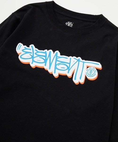 ELEMENT（エレメント）の「ELEMENT キッズ TAG LS YOUTH ロンＴ/エレメントキッズロゴ長袖ロンT（Tシャツ/カットソー・キッズ・ブラック/ホワイト/グリーン系その他・SMALL/MEDIUM/LARGE/X-LARGE）」の3枚目の写真