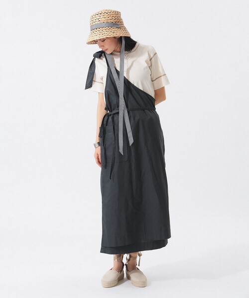 Healthknit(ヘルスニット)の「【別注】Healthknit / 70s ヘンリーネック ショートスリーブ(Tシャツ/カットソー・レディース・ブルー/レッド/ベージュ・ONE SIZE)」の8枚目の写真