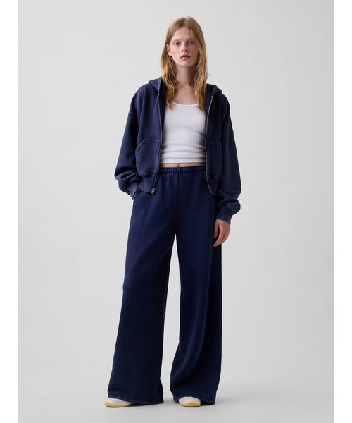 GAP(ギャップ)の「ヴィンテージソフト バギー ワイド スウェットパンツ(スウェットパンツ・レディース・ベージュ/レッド/ネイビー・XXS/XS/S/M/L)」の2枚目の写真