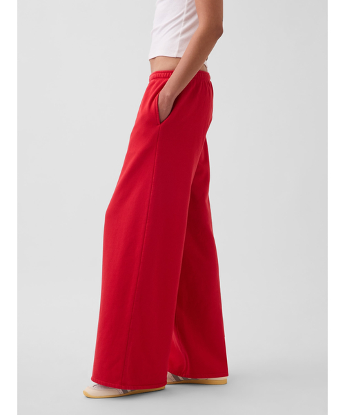 GAP(ギャップ)の「ヴィンテージソフト バギー ワイド スウェットパンツ(スウェットパンツ・レディース・ベージュ/レッド/ネイビー・XXS/XS/S/M/L)」の9枚目の写真