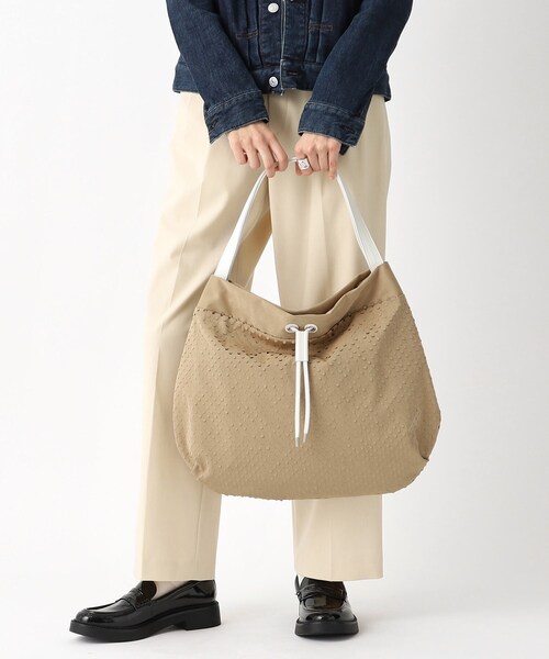 HIROKO HAYASHI(ヒロコハヤシ)の「◆LA VIGNA(ラ ヴィーニャ)トートバッグ(トートバッグ・レディース・ブラック/ベージュ・00)」の1枚目の写真