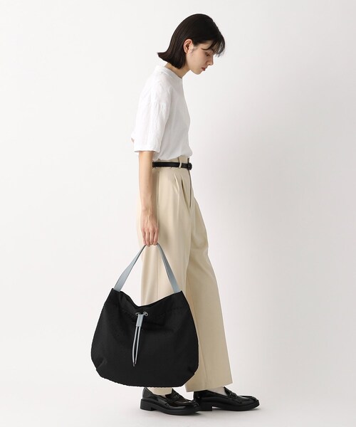 HIROKO HAYASHI(ヒロコハヤシ)の「◆LA VIGNA(ラ ヴィーニャ)トートバッグ(トートバッグ・レディース・ブラック/ベージュ・00)」の2枚目の写真