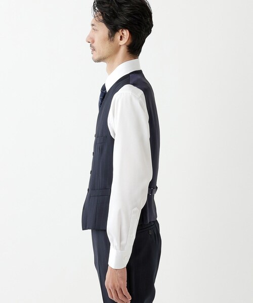 TAKEO KIKUCHI(タケオキクチ)の「【THE FLAGSHIP】矢絣 ストライプ べスト(スーツベスト・メンズ・グレー系その他3/ネイビー系2・02/04/03)」の13枚目の写真