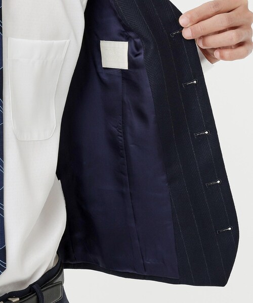 TAKEO KIKUCHI(タケオキクチ)の「【THE FLAGSHIP】矢絣 ストライプ べスト(スーツベスト・メンズ・グレー系その他3/ネイビー系2・02/04/03)」の19枚目の写真