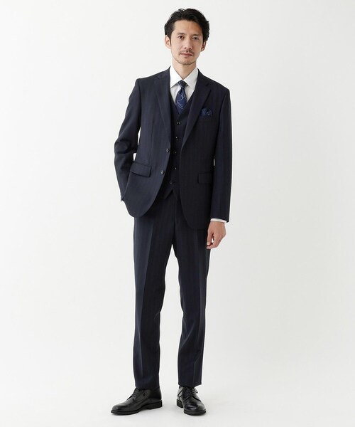 TAKEO KIKUCHI(タケオキクチ)の「【THE FLAGSHIP】矢絣 ストライプ べスト(スーツベスト・メンズ・グレー系その他3/ネイビー系2・02/04/03)」の22枚目の写真