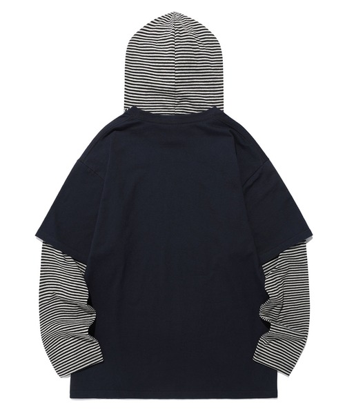 tシャツ A'GEM/9 × .kom 「ISTKUNST/イストクンスト」 FOREVER HOMIES LAYERED LS TEE/FOREVE ISTKUNST tシャツ A'GEM/9 × .kom 「ISTKUNST/イストクンスト