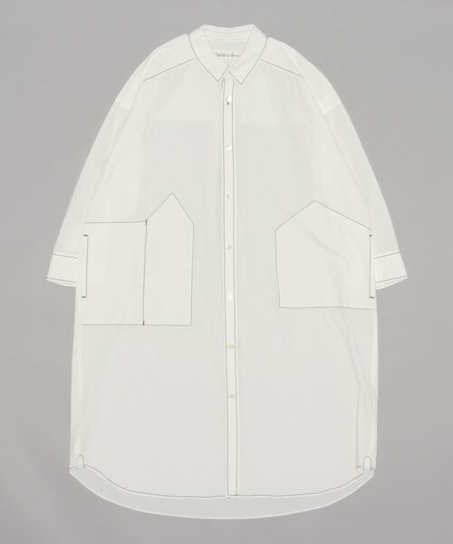 ブランド古着】シャツワンピース（シャツワンピース）｜l