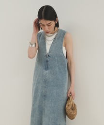 Shelly island | フロントZIPデニムジャンスカ(デニムスカート)