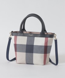 BLUE LABEL CRESTBRIDGE | クレストブリッジチェックPVCミニトート(ショルダーバッグ)
