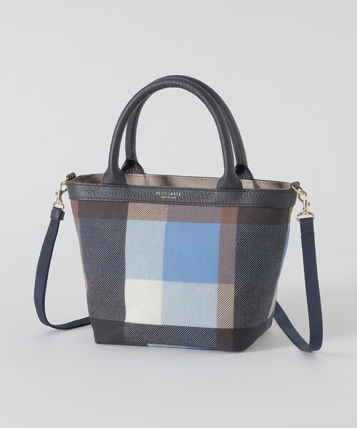 美品 ブルーレーベルクレストブリッジ ショルダーバッグ リボン