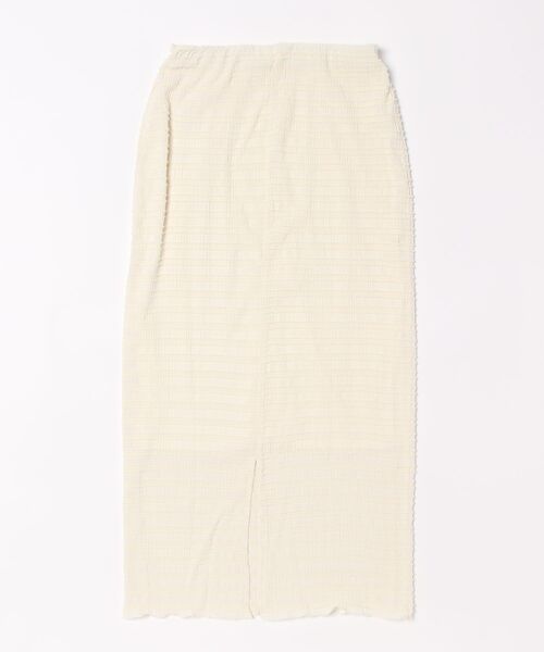 LOWRYS FARM（ローリーズファーム）の「ミニシャーリングタイトスカート　293649（スカート・レディース・ブルー/ブラック/アイボリー/ブラウン・FREE）」の5枚目の写真