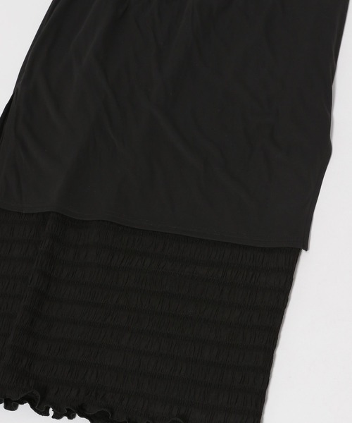 LOWRYS FARM（ローリーズファーム）の「ミニシャーリングタイトスカート　293649（スカート・レディース・ブルー/ブラック/アイボリー/ブラウン・FREE）」の14枚目の写真