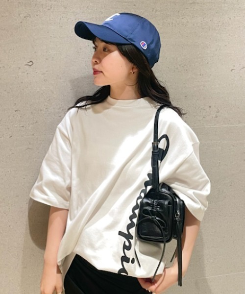 セール】【Champion】ピグメントロゴビッグTシャツ（Tシャツ