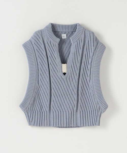 セール】＜ONICA × Steven Alan＞AIRLY COTTON MIX VEST/ベスト