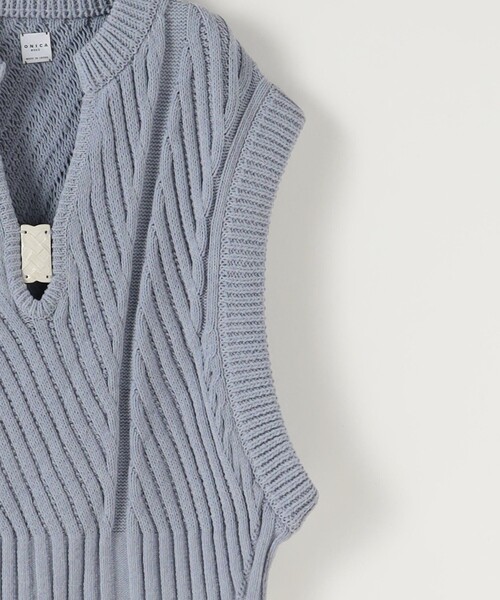 セール】＜ONICA × Steven Alan＞AIRLY COTTON MIX VEST/ベスト