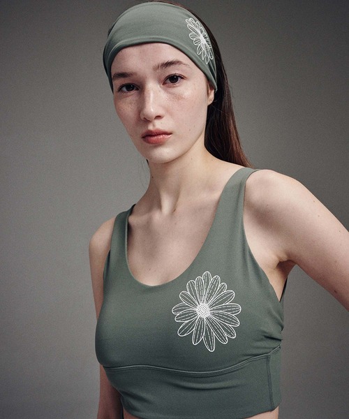 Mardi Mercredi（マルディメクルディ）の「BEURRE ULTIMATE COMFORT wide headband theflower（ヘアバンド・レディース・ベージュ/ピンク/カーキ/ネイビー/ブラック系その他/チャコール/ダークブルー・FREE）」の17枚目の写真