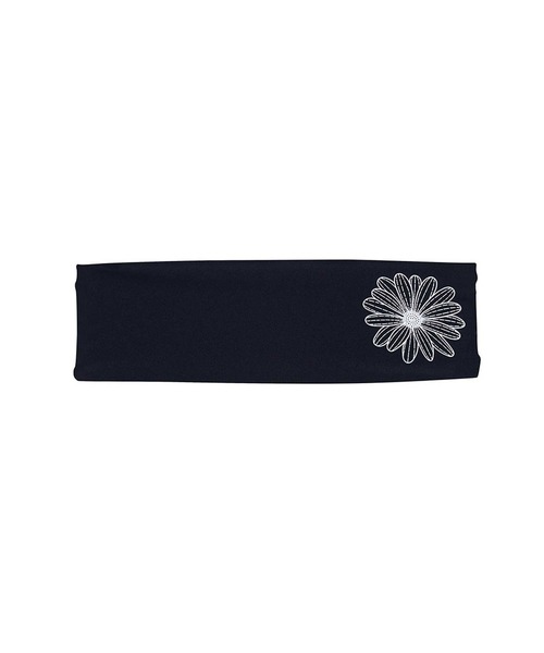 Mardi Mercredi（マルディメクルディ）の「BEURRE ULTIMATE COMFORT wide headband theflower（ヘアバンド・レディース・ベージュ/ピンク/カーキ/ネイビー/ブラック系その他/チャコール/ダークブルー・FREE）」の8枚目の写真