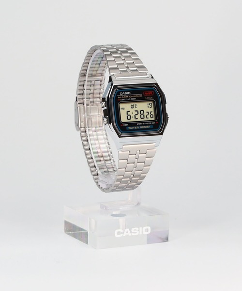 CASIO(カシオ)の「CASIO Collection / A159WA-N1JH(デジタル腕時計・メンズ・ブラック×シルバー・FREE)」の10枚目の写真