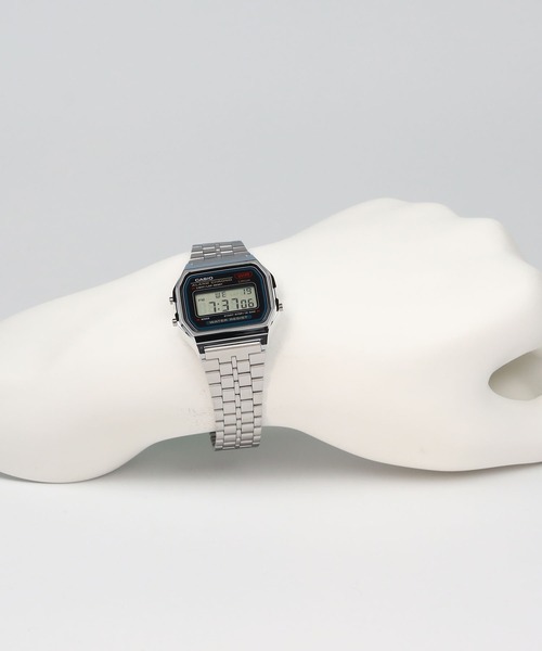 CASIO(カシオ)の「CASIO Collection / A159WA-N1JH(デジタル腕時計・メンズ・ブラック×シルバー・FREE)」の5枚目の写真