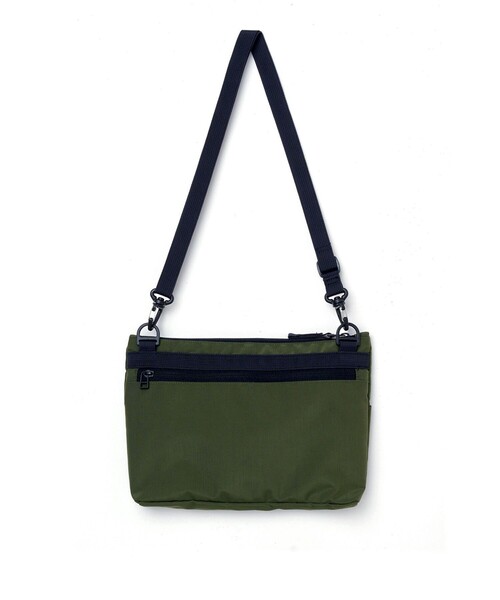 AIGLE（エーグル）の「撥水 サコッシュ ショルダーバッグ（ショルダーバッグ・レディース・ブラック/モスグリーン・FREE）」の11枚目の写真